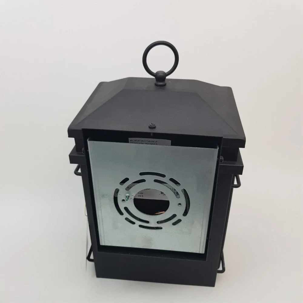 Rotherfield Vintage Outdoor Wall Light Fixture Black Lantern 2-Light 17